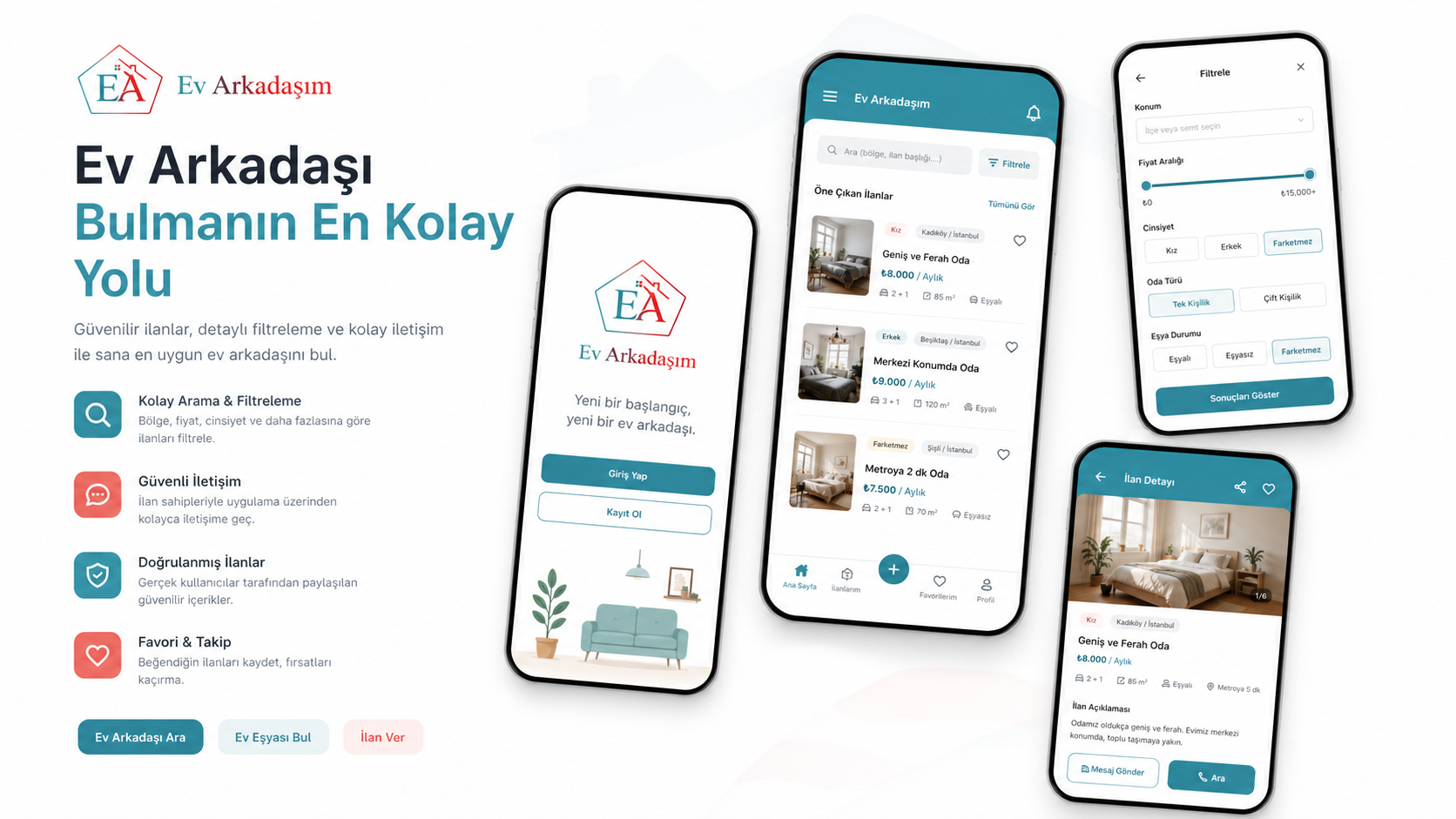 Ev Arkadaşım İlan Platformu